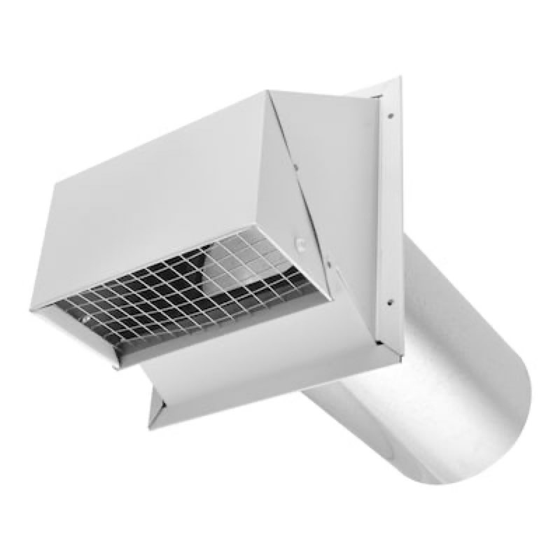 IMPERIAL 6-in Dia Galvanized steel R2 exhaust/intake Dryer Vent Hood