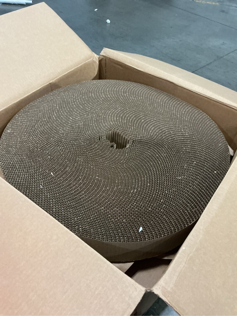 Condition photo showing Good Condition for box usa corrugated cardboard roll, 4" x 250', kraft, single face corrugated roll for packing, wrapping, moving, storage, sheet layer protection, and shipping supplies