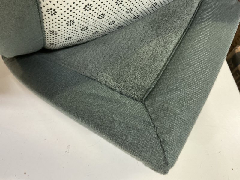 Condition photo showing Good Condition for baby play mat for floor - 1.4" thick memory foam rug, 60"x60" playpen tummy time mat, soft velvet nursery rug, large padded crawling mat, cushioned pads for playroom toddlers, infants, yoga, tatami grey 60"x60"x1.4"