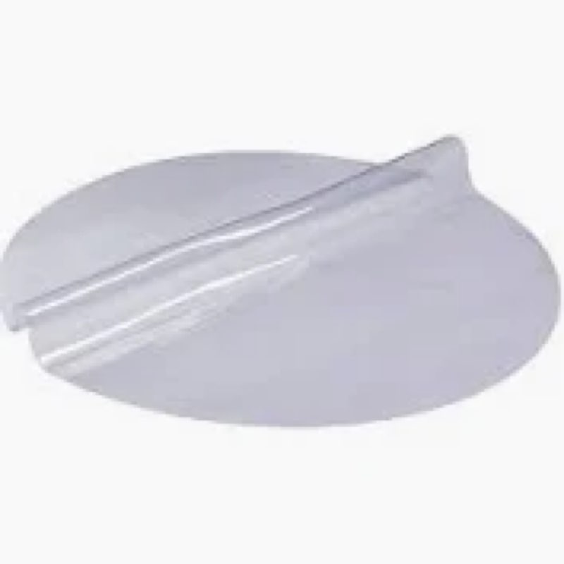 48 Inch Round Tablecloth Protector Clear Plastic Cloth Waterproof Wipeable Heat Resistant Vinyl PVC 