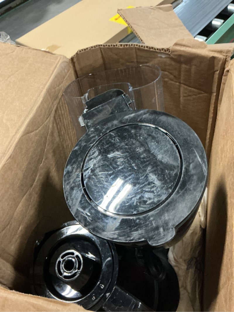 Condition photo showing As Is for ZWILLING Enfinigy Drip Coffee Maker with Thermo Carafe 10 Cup, Awarded the SCA Golden Cup Standard, Black