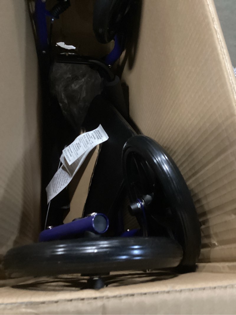 Condition photo showing Good Condition for Rollator,Steel,4 Wheel,Blue,1/ea