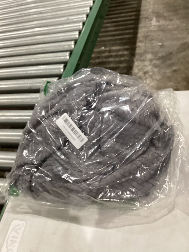 Smiry Waterproof Couch Cushion Covers, Stretch Jacquard Thick Sofa Cushion Covers, Washable Seat Slipcover Elastic Furniture Protector for Pets, Kid (Medium, Light Grey) Medium Light Grey