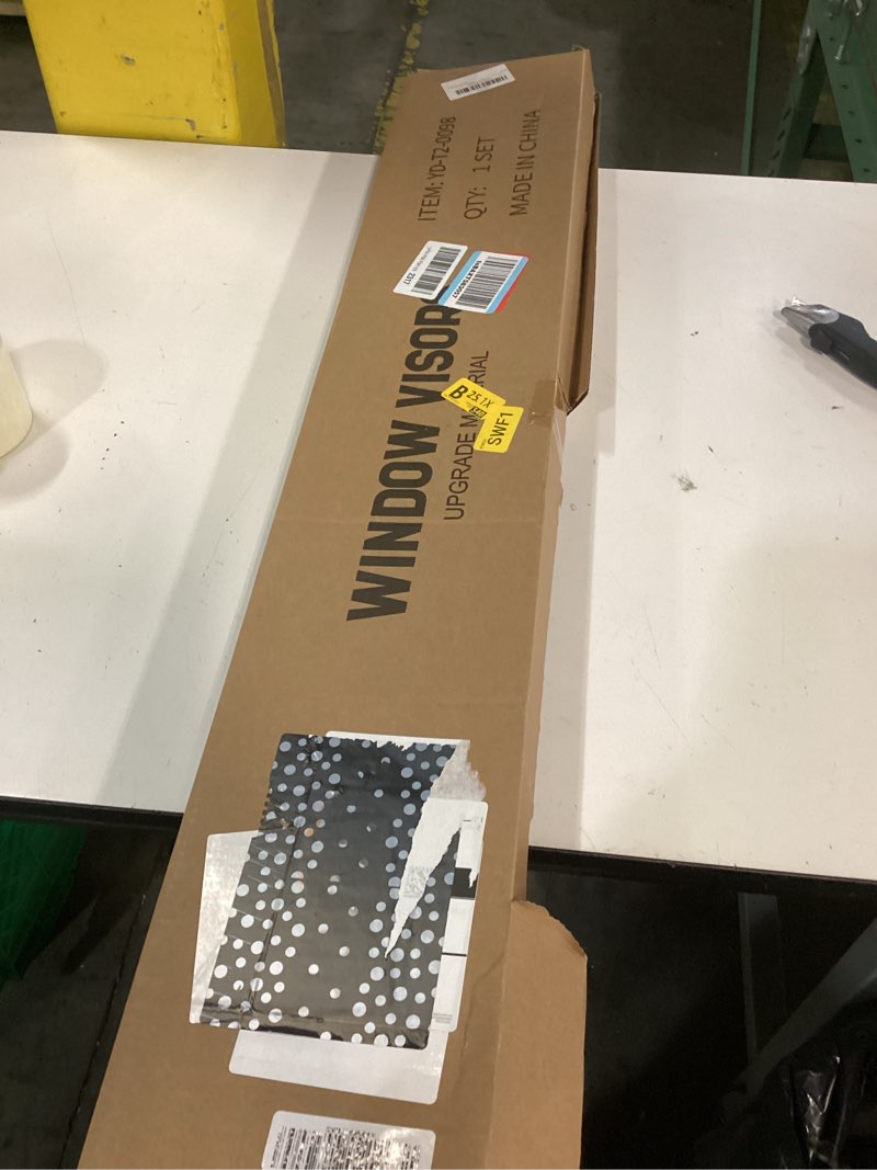 Condition photo showing New/Like New for window visors rain guards shield for 2012-2018 ford focus sedan & hatchback, out-channel window vent wind deflectors visors shades for 12-18 focus (not for focus rs & st)