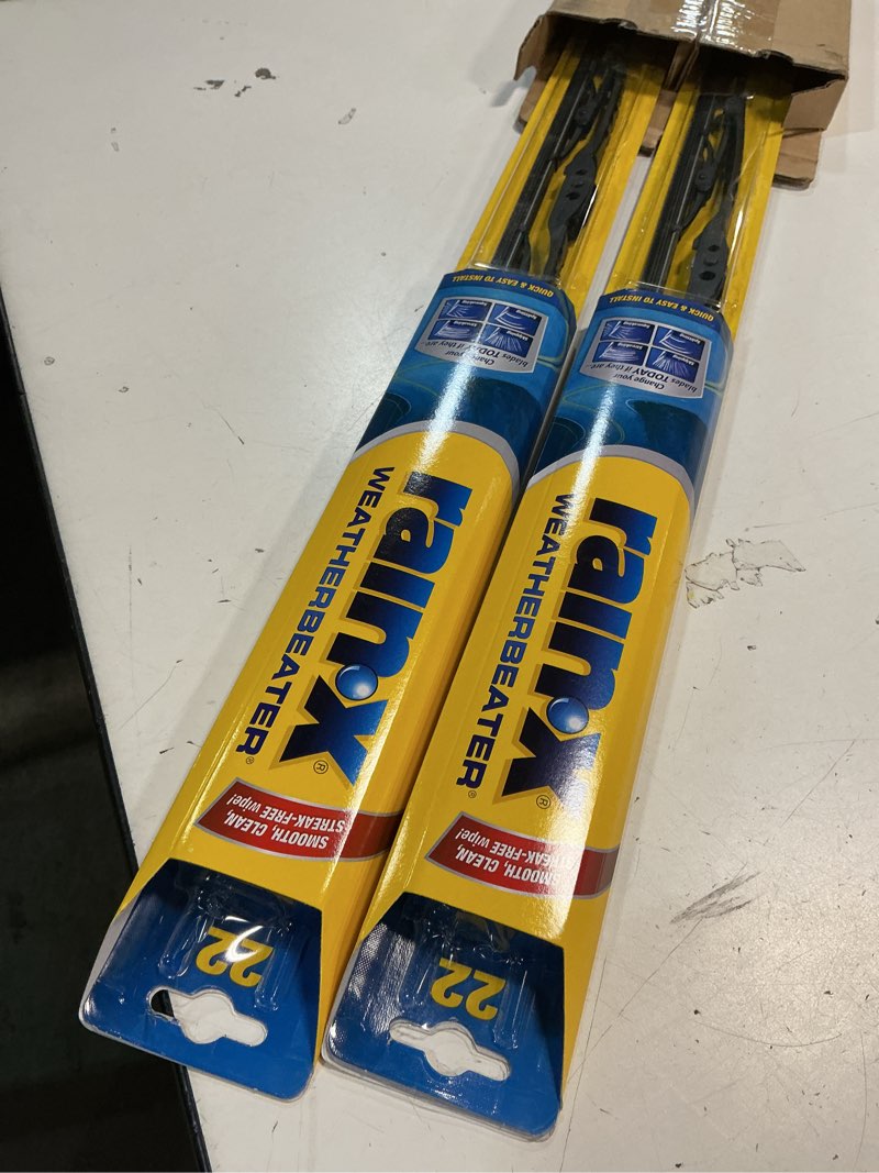 Condition photo showing Good Condition for rain-x 820149 weatherbeater wiper blades, 22" windshield wipers (pack of 2), automotive replacement windshield wiper blades that meet or exceed oem quality and durability