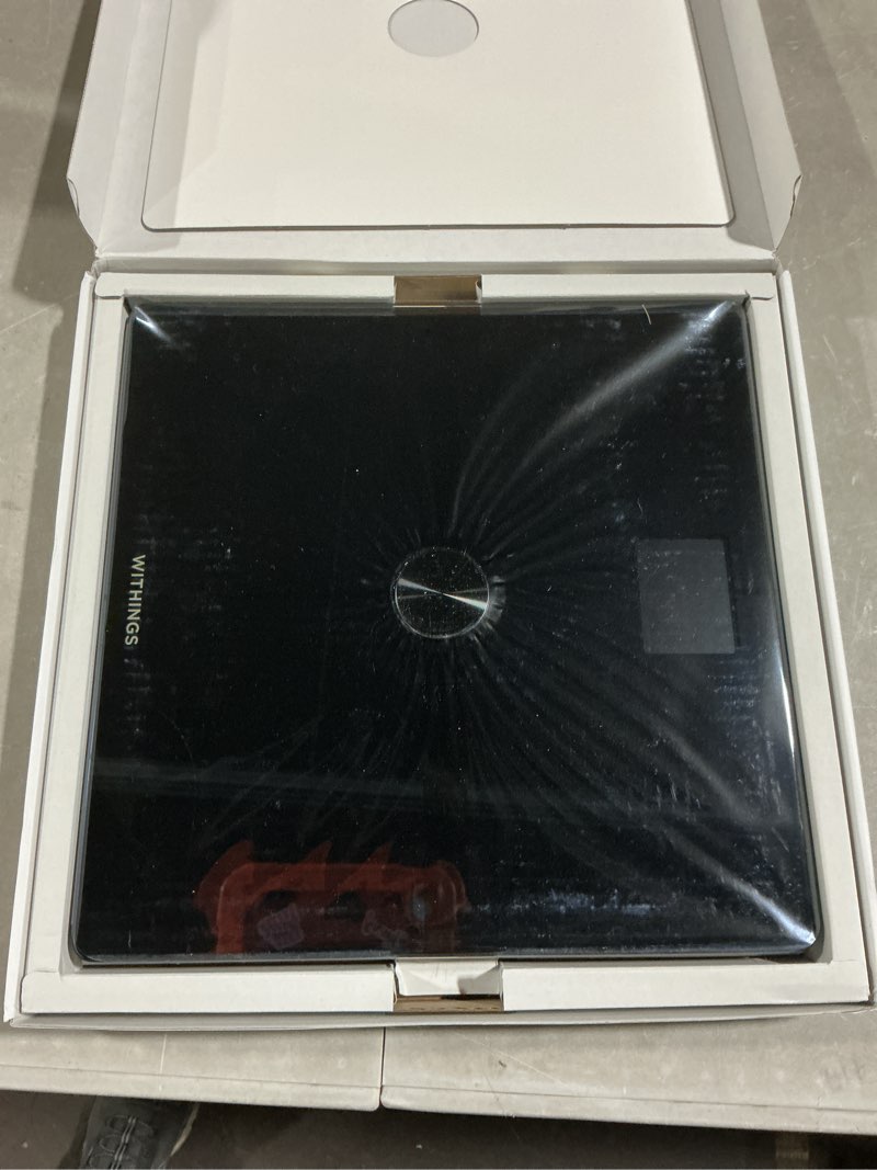 Condition photo showing Good Condition for withings body smart - accurate scale for body weight and fat percentage, body composition wi-fi and bluetooth weight scale, baby weight scale, smart scale apple health compatible, bathroom scale black body smart