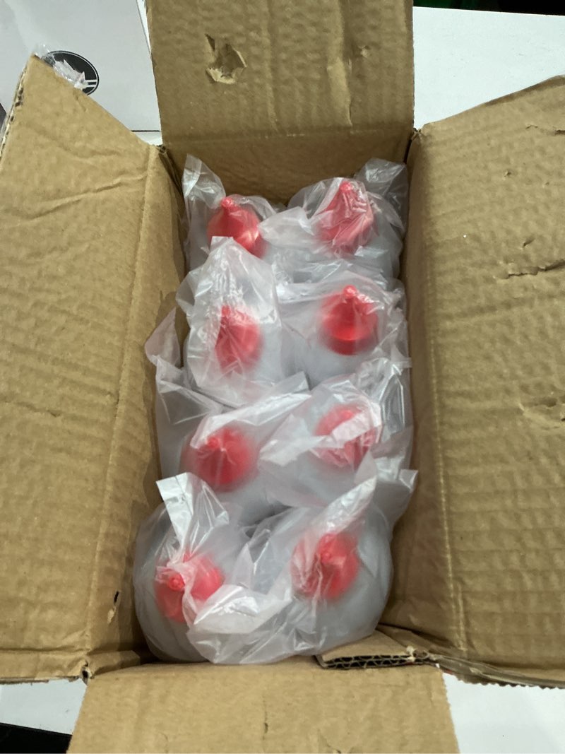 Condition photo showing Good Condition for reli. plastic squeeze bottles, 16 oz. | 8 pack | condiment squeeze bottles for sauces | clear w/red twist cap | 16 ounce hot sauce, ketchup | condiments, olive oil, liquids