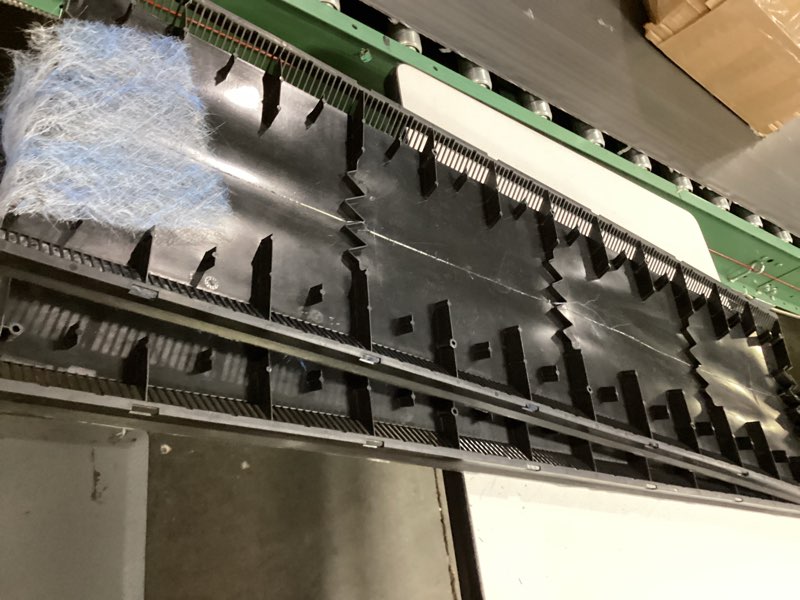 Condition photo showing As Is for air vent shinglevent ii 14-in x 48-in black plastic stick roof ridge vent (of 2 pieces )