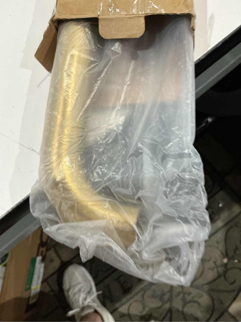 Condition photo showing Good Condition for 32 inch shower grab bar 1.25" dia, gold anti slip bathroom grab bar, 304 stainless steel knurled handicap grab bars, safety support handrail, assist bath shower handle for elderly injury senior 32 inch-1pack gold