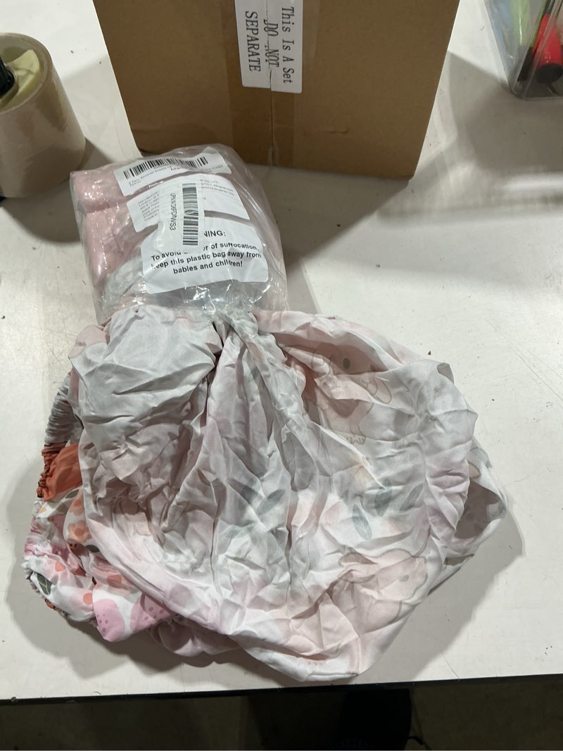 Condition photo showing Good Condition for 4 pack bassinet sheets 19" x 33", compatible with baby delight, babybond and dream on me skylar/lotus/traveler baby bassinet, soft and skin-friendly, pink and rabbit pink for baby delight, dream on me bedside sleeper