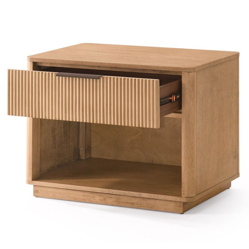 Akira Solid + Manufactured Wood Nightstand