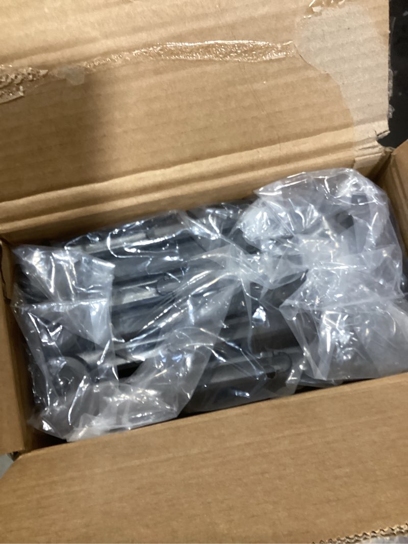 Condition photo showing New/Like New for no pawblems retractable safty gate, metal adjustable dog gate for doorways, stairs & hallways, expands to 38" wide, auto retract design, no bottom bar, black black 38" wide, 30" tall