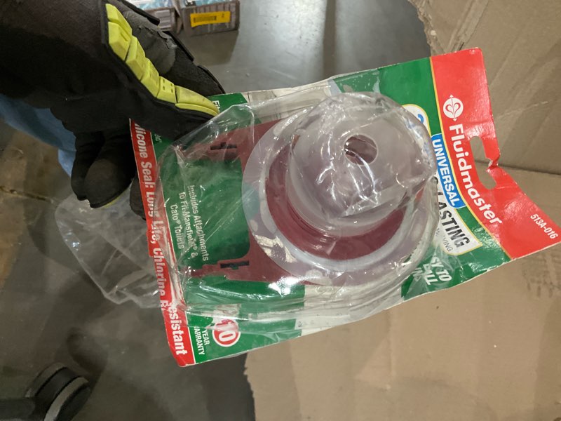 Condition photo showing As Is for fluidmaster universal toilet flapper for american standard