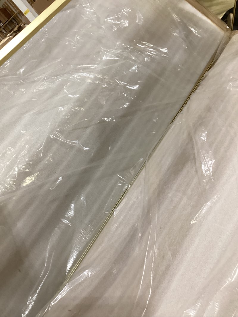 Condition photo showing Good Condition for 57" x 20" arched full length mirror - wall mounted/floor mirror aluminum alloy frame full body mirrors for bathroom living room bedroom and entryway,gold gold 57"l x 20"w