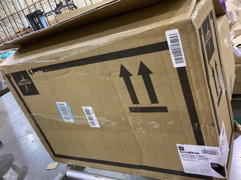 Condition photo showing As Is for Transfer bench