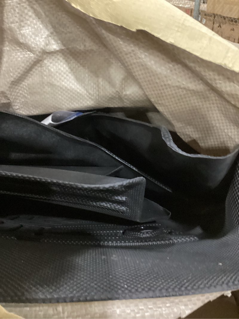 Condition photo showing As Is for falafa floor mats fit for toyota tundra 2022-2024 crewmax cab, tpe all weather floor liners for 2022 2023 2024 toyota tundra car mats includes front & rear 2 row, non-slip odorless, black 2022-2024 toyota tundra crewmax cab