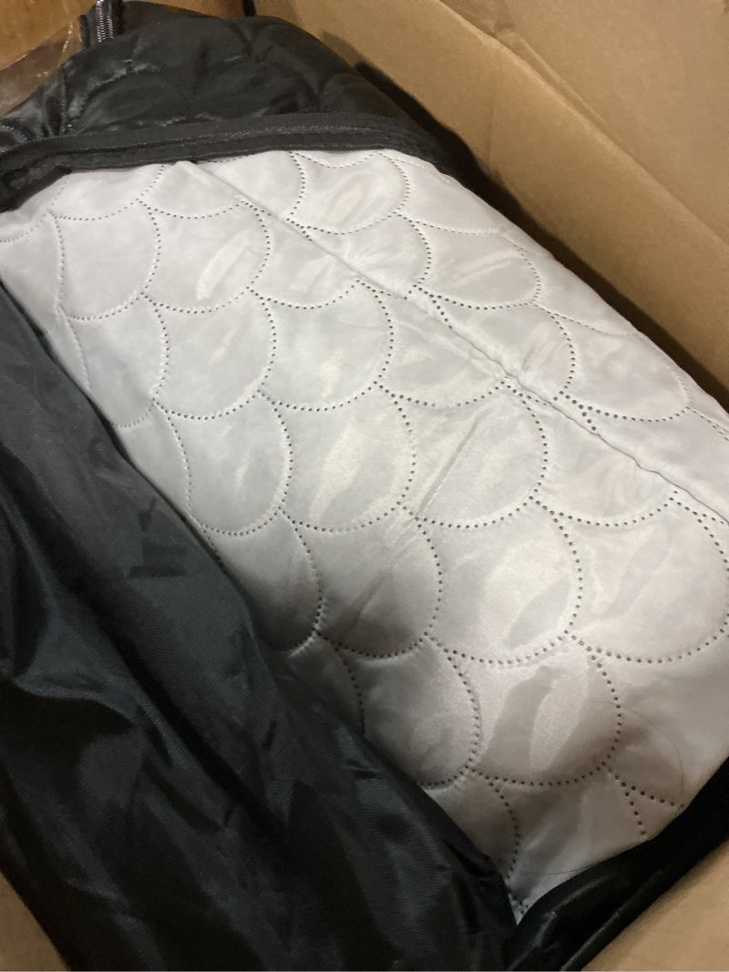 Condition photo showing As Is for Portable Sauna Box for Home, Personal SPA Steam Sauna with 10 Min Fast Heating & 9 Levels Heat, Warm Sauna Tent with 3L/1200W Steamer, Folding Chair, Remote Control for Body Relaxation,32" x 32" x 71" Black