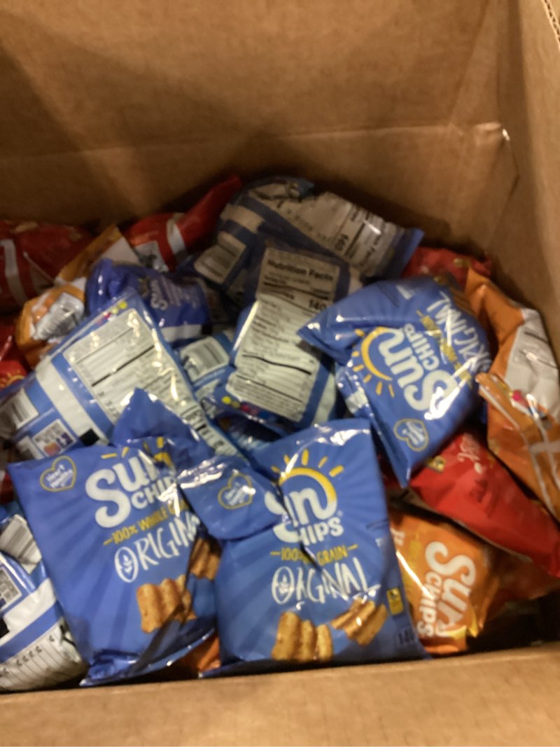 Condition photo showing New/Like New for Frito-Lay Variety Packs, Party Mix, Single Serve Bags (40 Pack) (similar product best by sept 23 2025)