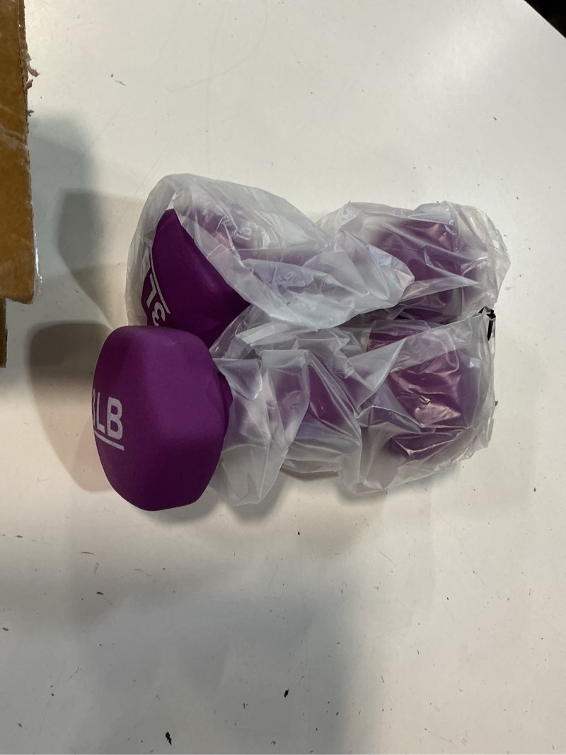 Condition photo showing New/Like New for amazon basics neoprene dumbbell hand weights for exercise and muscle toning
