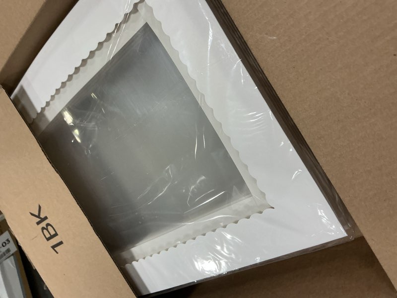 Condition photo showing Good Condition for 10pcs 19x14x5 half sheet cake boxes with window rectangle 1/2 sheet bakery boxes for pastry baking cake, cupcakes, donuts, cookies, pie treat packaging white large