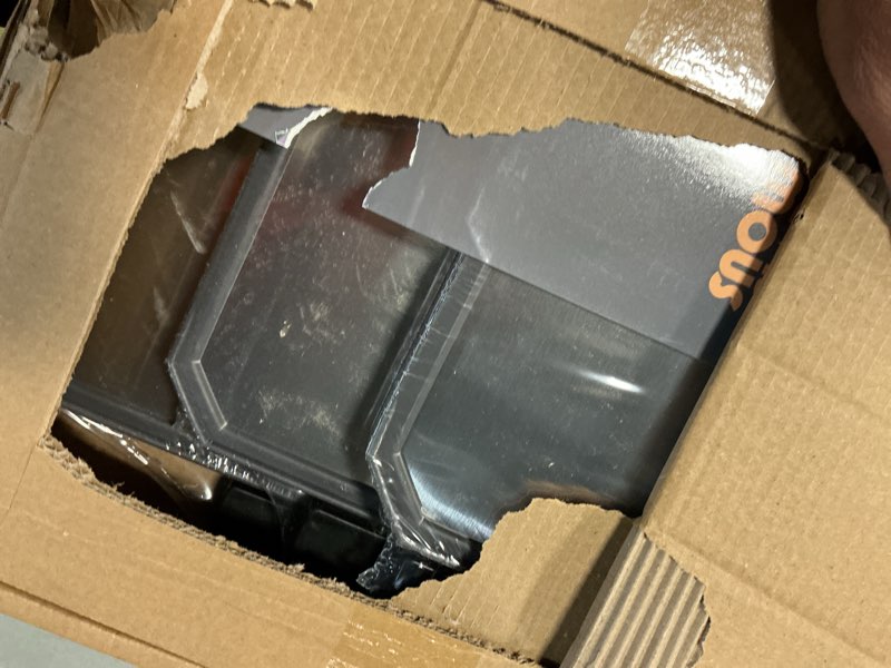 Condition photo showing As Is for EXTRA LARGE Cutting Board,Double Sided Stainless Steel Cutting Boards Set for kitchen,Stainless Steel/Wheat straw pp Cutting Board for meat,Dishwasher Safe [20 * 13.8+16 * 11+12 * 8.3 Inch] Set of 3