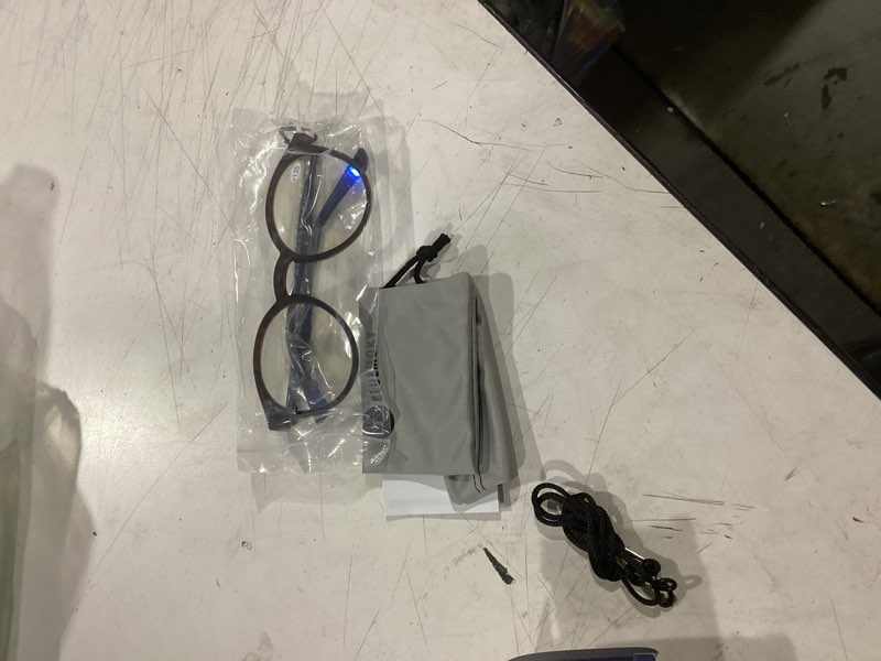 Condition photo showing Good Condition for bluemoky reading glasses for men and women: blue light round classic eyeglasses - computer readers glasses c03 tortoise / black 1.25 x