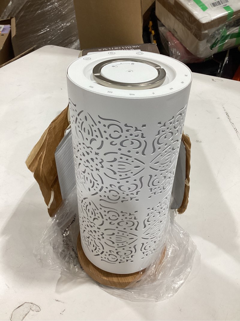 Condition photo showing Good Condition for earnest living waterless diffuser 100ml nebulizing diffusion system for large ambient space studio home office hotel spa white metal waterless 100ml