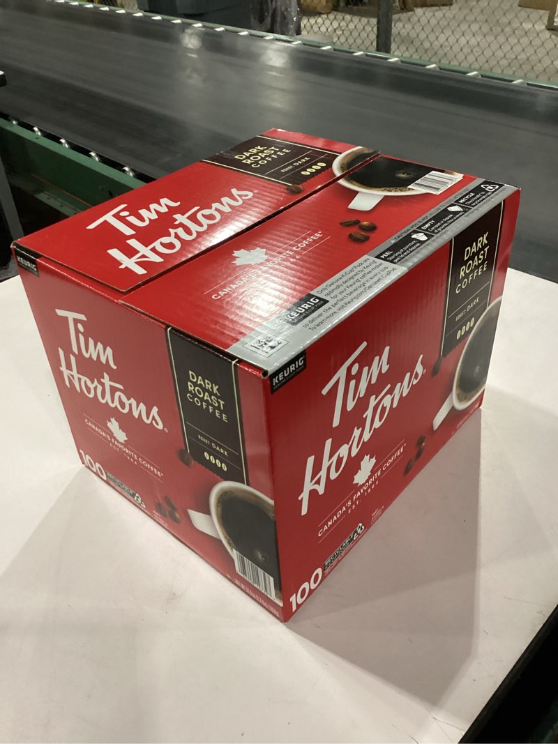 Condition photo showing New/Like New for Tim Hortons Premium K-Cup Coffee Pods  Dark Roast (100 ct.)