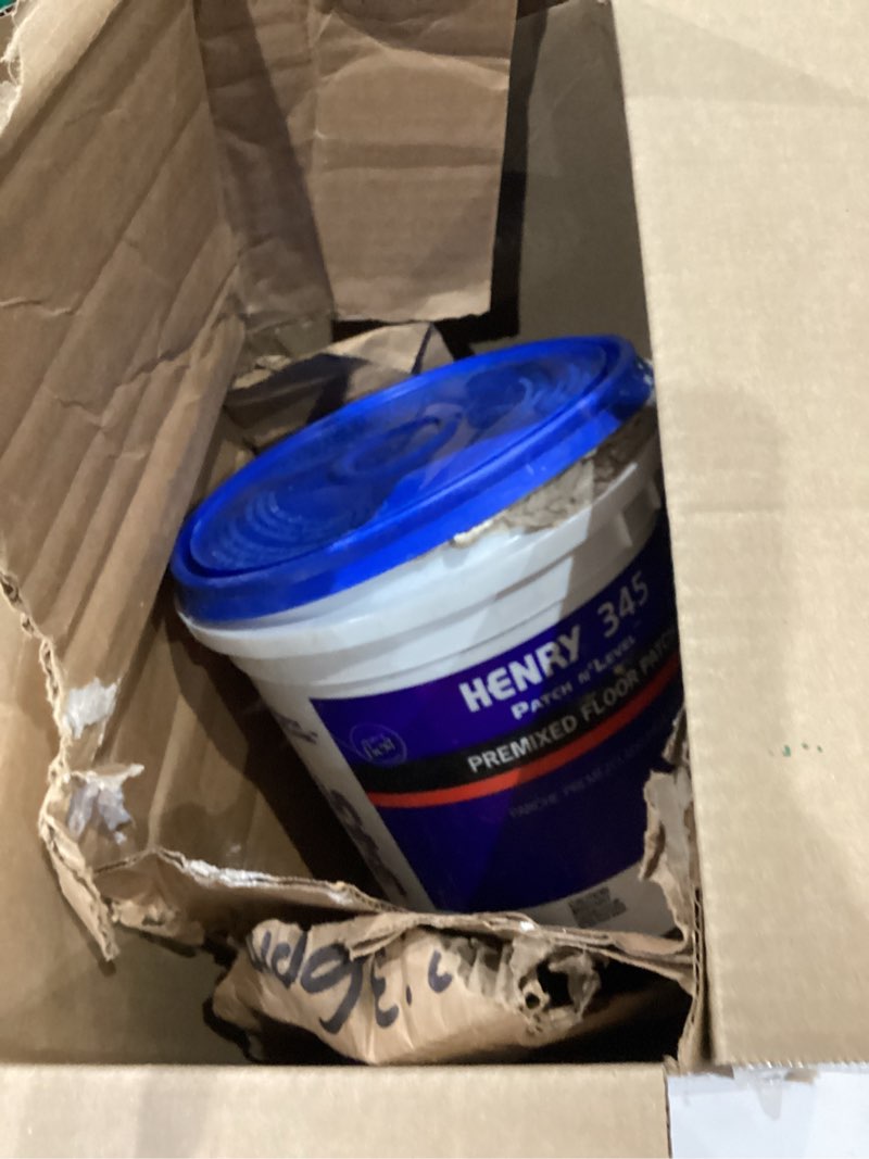 Condition photo showing As Is for used henry 1 gallon(s) premixed indoor or outdoor waterproof floor patch and leveler