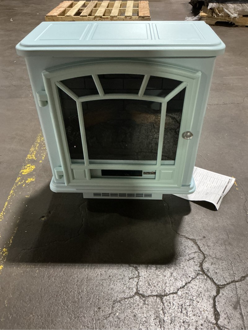 Condition photo showing Good Condition for duraflame Infrared Quartz Electric Stove Heater - DFI-591-11 - Sky Blue
