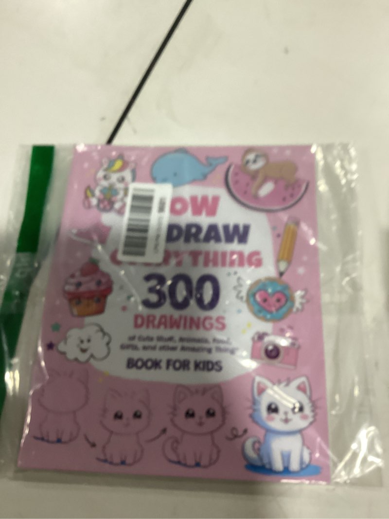 Condition photo showing New/Like New for how to draw everything: 300 drawings of cute stuff, animals, food, gifts, and other amazing things | book for kids