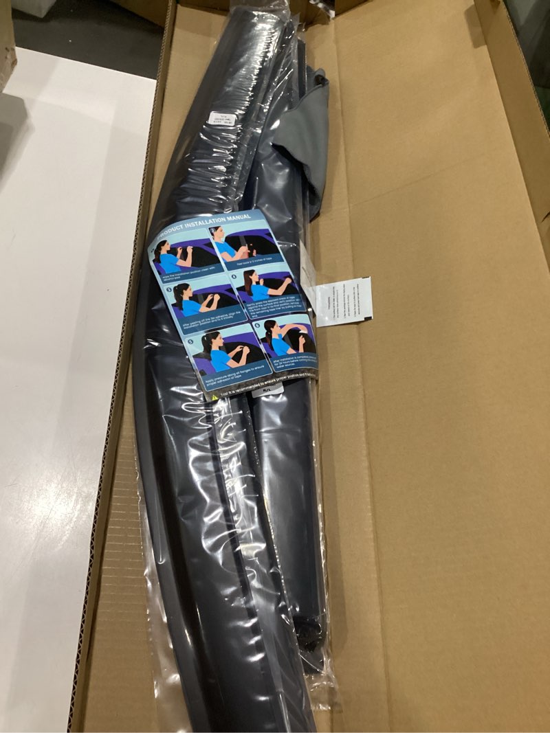 Condition photo showing Good Condition for window visors rain guards compatible with 2018-2024 volkswagen (vw) tiguan, side window wind deflectors vent shades out-channel accessories, dark smoke 4 pcs, 2019 2020 2021 2022 2023 2018-2024 vw tiguan