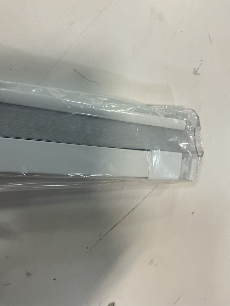 Condition photo showing Good Condition for LazBlinds Cordless Cellular Shades, No Tools No Drill Blackout Honeycomb Shades Pleated Blinds for Windows, 19'' W x 36'' H, Silver White Blackout-silver White 19'' W x 36'' H
