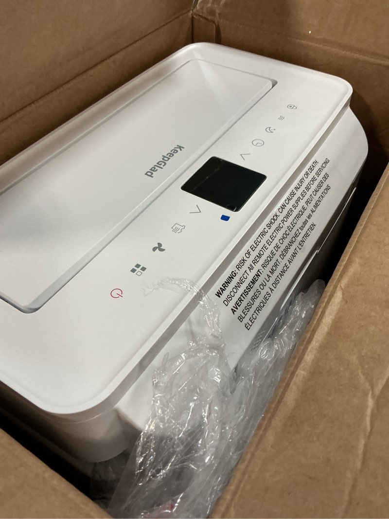 Condition photo showing As Is for 4900 Sq.Ft Dehumidifier, KeepGlad Dehumidifier Max 95 Pint/D, Dehumidifiers for Home with Drain Hose, Smart Compressor with Intelligent Humidistat, Three Modes, for Basement, Bedroom, Bathroom