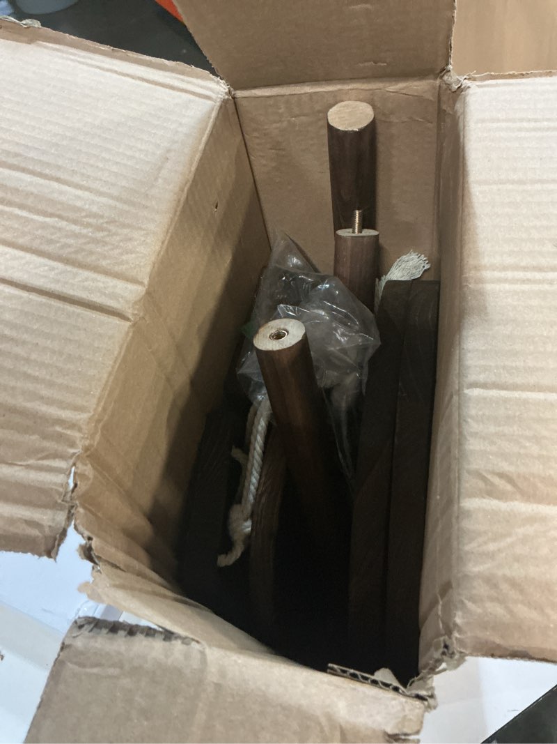 Condition photo showing Good Condition for wooden 3 tier cupcake stand with swing and rose vines decor, dessert table display set rustic serving tray cupcake tower for cupcake, fruit, donut at tea party,birthday, baby shower,wedding,christmas