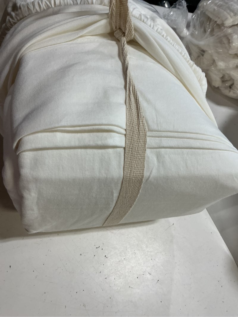 Condition photo showing Good Condition for quince organic jersey sheet set, full, natural