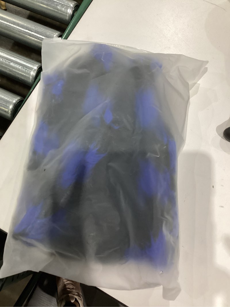 Condition photo showing New/Like New for Garma Halloween Giant Spider Costume Set, 60 LED Blue Light-Up Spider Backpack with Spider Headband, Scary Plush Costume for Kids Halloween Party, Trick or Treating, Cosplay Decorations