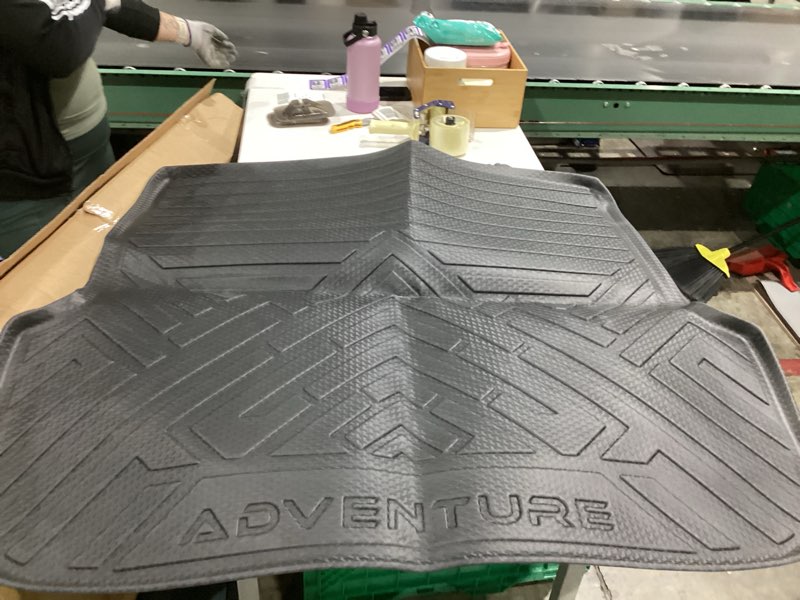 Condition photo showing As Is for item similar powerty trunk mat for 2023-2025 kia sportage accessories cargo mats tpe all weather cargo liner heavy-duty trunk liners