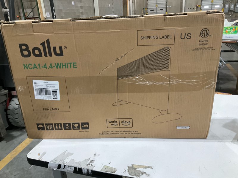Condition photo showing New/Like New for Ballu Convection Panel Space Heater for Large Room,1500W Electric Heater with Programmable Thermostat,WiFi App Control,Standing or Wall Mount,Smart Quiet Heater for Indoor Use,Works with Alexa,White Standard White