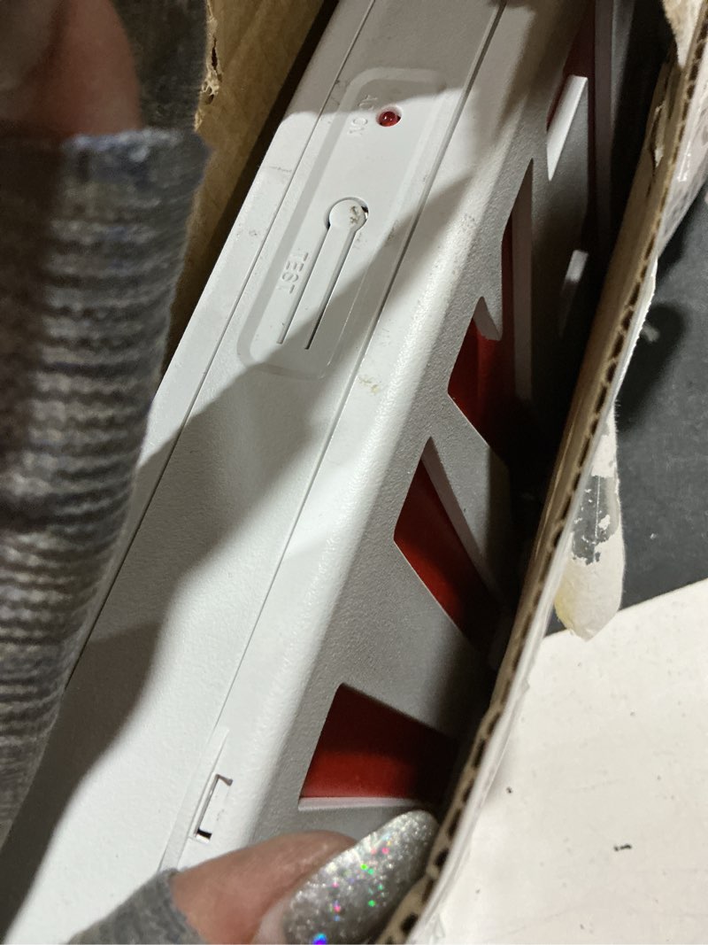 Condition photo showing Good Condition for led combo exit sign emergency light, double sided with two led flood lights, exit signs for business with battery backup, fire resistant ul 94v-0, commercial grade 1 pack red