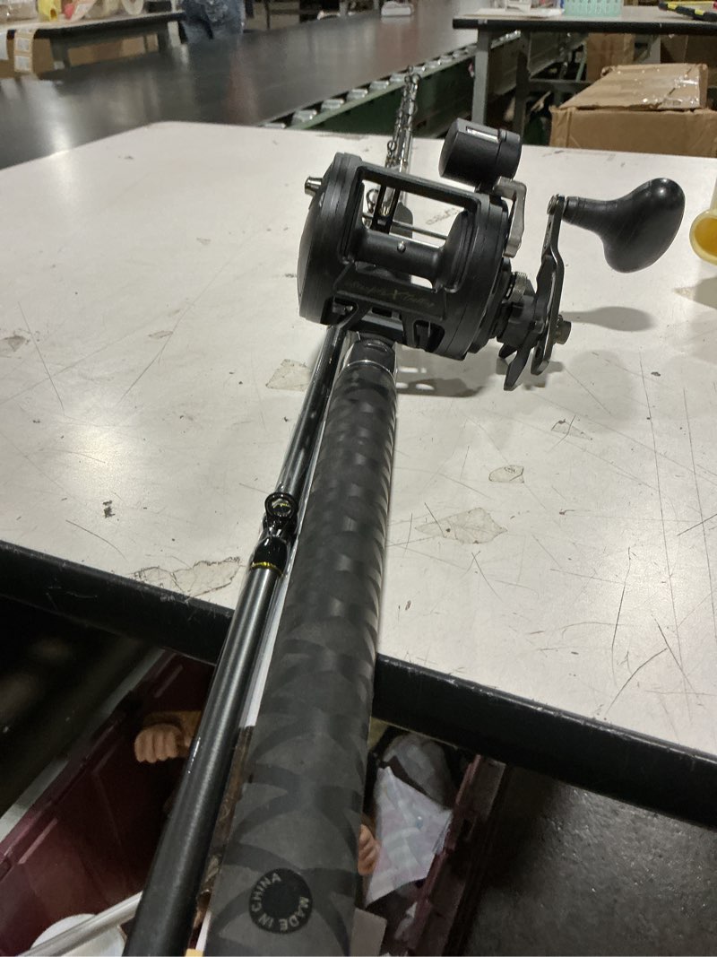 Condition photo showing Good Condition for eagle claw starfire x 8'6" trolling/downrigger combo w/ level wind line counter reel