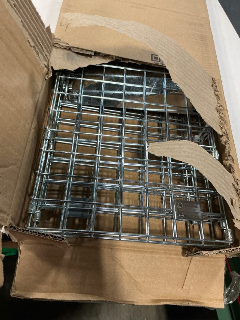 Condition photo showing Good Condition for kocaso live animal trap humane cage trap catch kitten for small raccoon groundhog armadillo cat rabbit skunk possum/easy catch and release(23.3x7.2x7.7inches)