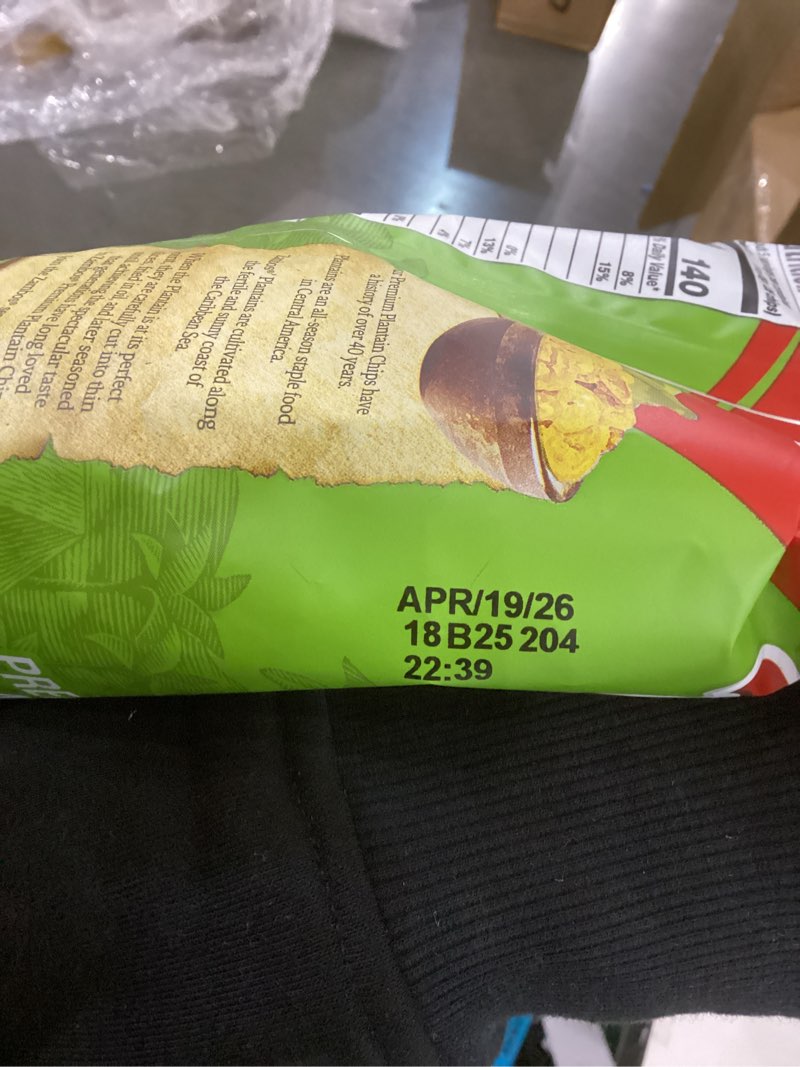 Condition photo showing As Is for Zambos Plantain Chips Chile Limon (Pack of 1) Chile Limon 5.29 Ounce (Pack of 1)