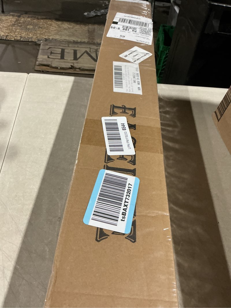 Condition photo showing New/Like New for easelife 12 ft double door sliding barn door hardware track kit,basic j pulley,heavy duty,slide smoothly quietly,easy install (12ft track kit for double 36" wide door) 12 feet black