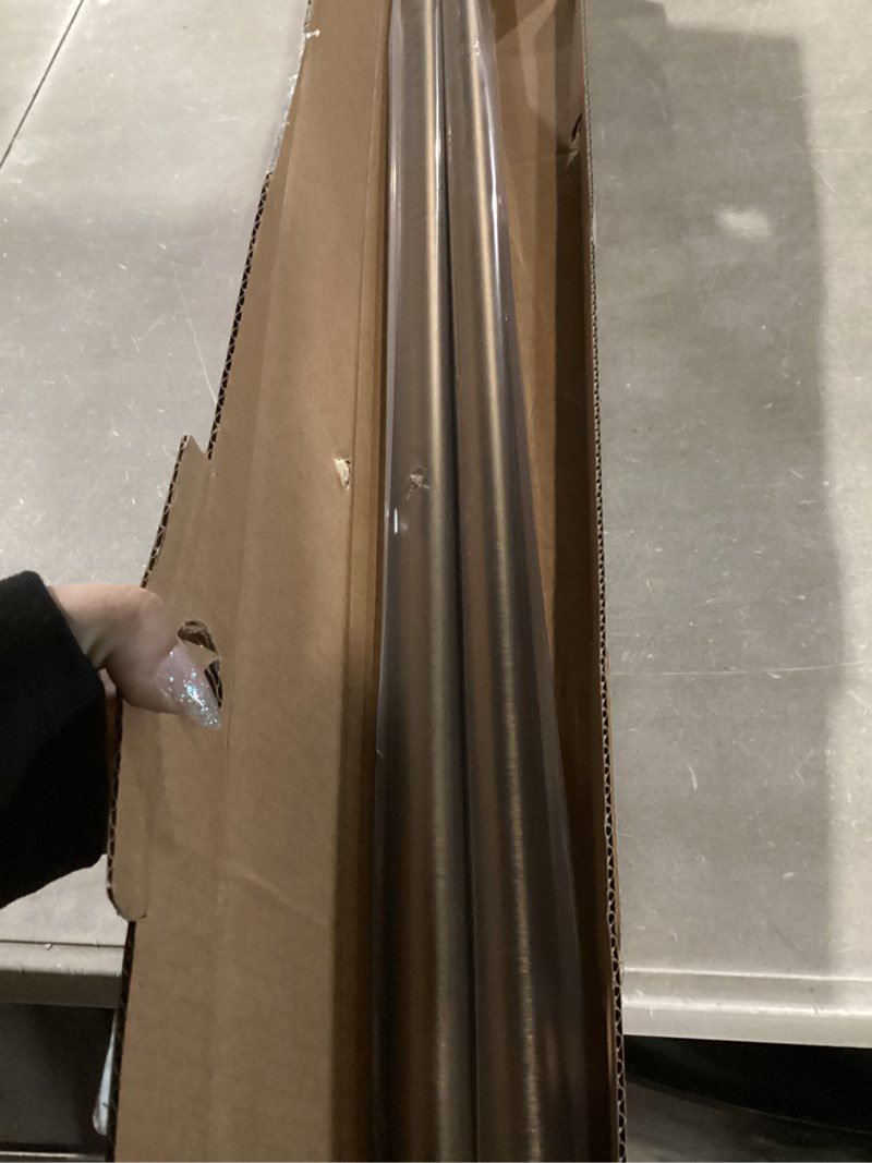 Condition photo showing Good Condition for Ivilon Drapery Window Curtain Rod - End Cap Style Design 1 Inch Pole. 72 to 144 Inch Color Warm Gold