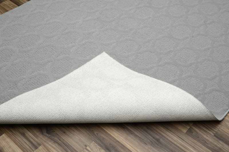 Garland Rug Sparta Non Slip Polypropylene 5 Ft. X 7 Ft. Silver Gray Area Rug- Ideal for Living Rooms