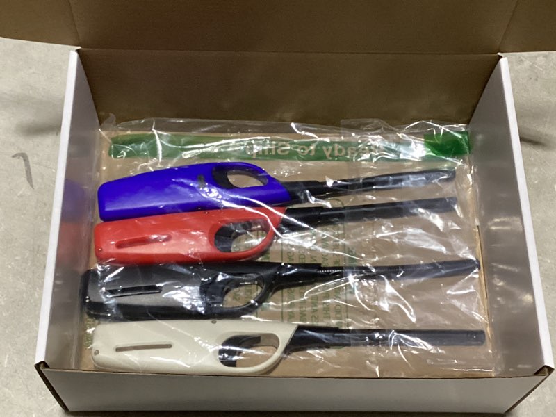 Condition photo showing Good Condition for 4 pack lighter refillable butane lighters, long lighters for candle camping fireplace party bbq grill(fuel not included) various colors