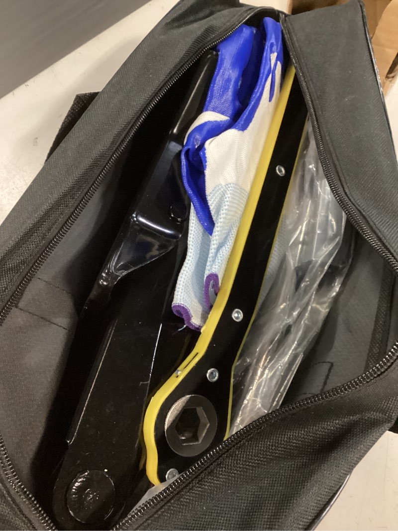 Condition photo showing Good Condition for 3 ton (6610 lbs) car jack, universal heavy duty scissor jack, professional spare tire changing kit with lug wrench, portable car emergency lift jack kit for car, suv, sedan, crossover