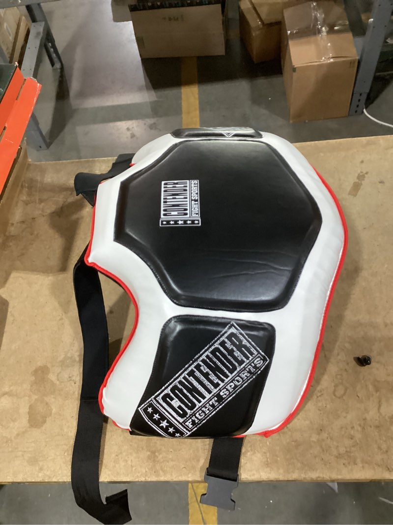 Condition photo showing Good Condition for contender fight sports heavy hitter boxing body protector pbp black/white