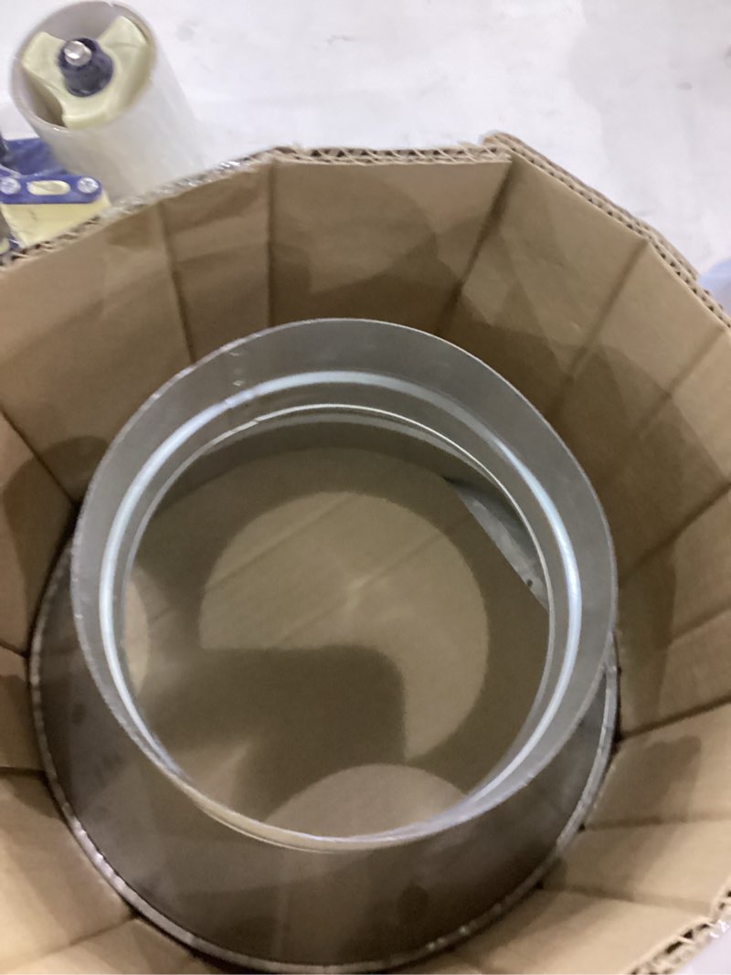 PATIKIL 10 Inch to 6 Inch Round Duct Reducer Increaser Connector, Galvanized Steel Adapter Pipe Fitt